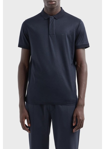 Logolu Pamuklu Regular Fit Polo Yaka T Shirt Erkek Polo Yaka T Shirt EM000312 AF10761 UB118