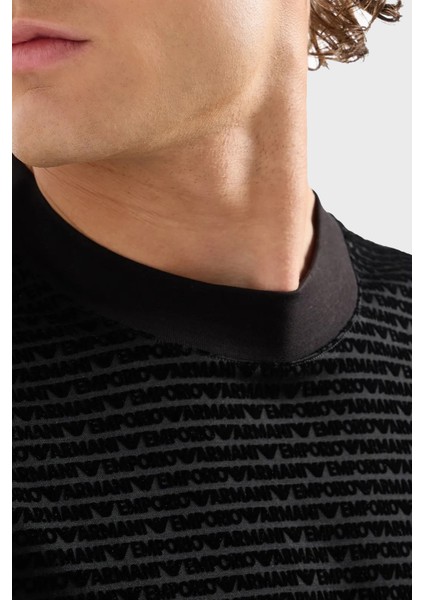 Logolu Pamuklu Fitted Fit Sıfır Yaka T Shirt Erkek T Shirt 6D1TD5 1josz 0999 fırsatları