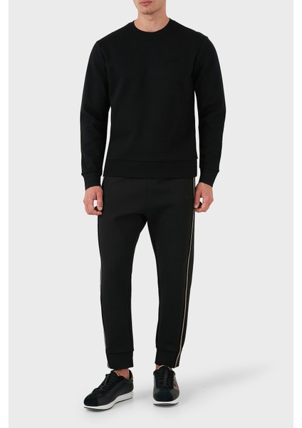 Pamuklu Logolu Slim Fit Bisiklet Yaka Sweat Erkek Sweat 50528312 001