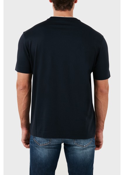 Pamuklu Regular Fit Bisiklet Yaka T Shirt Erkek T Shirt 6D1T99 1josz 0920 fiyatları