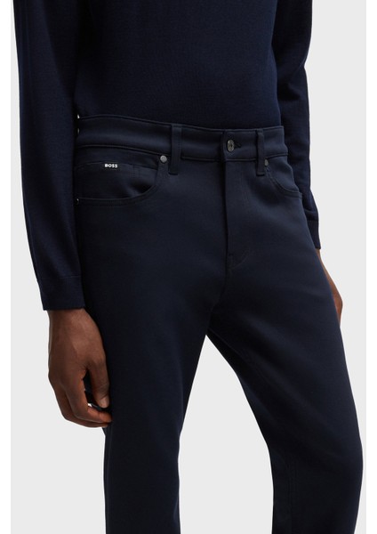 Pamuklu Slim Fit Logolu Normal Bel Dar Paça Jeans Erkek Kot Pantolon 50528667 404