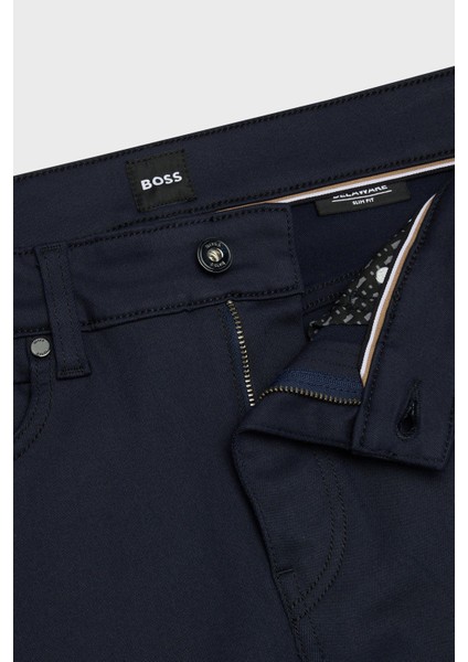 Pamuklu Slim Fit Logolu Normal Bel Dar Paça Jeans Erkek Kot Pantolon 50528667 404
