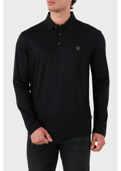 Pamuklu Slim Fit Logolu Polo Yaka Sweat Erkek Polo Yaka Sweat 50523917 001