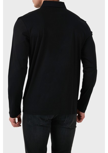 Pamuklu Slim Fit Logolu Polo Yaka Sweat Erkek Polo Yaka Sweat 50523917 001 fiyatları