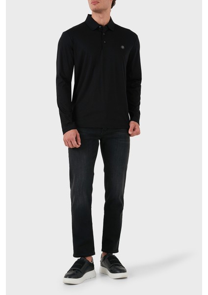 Pamuklu Slim Fit Logolu Polo Yaka Sweat Erkek Polo Yaka Sweat 50523917 001 modelleri