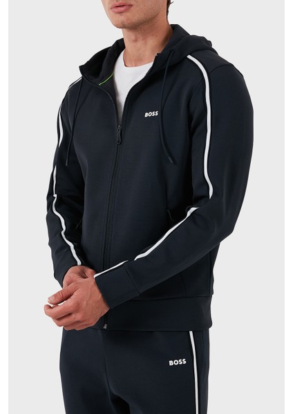 Pamuklu Logolu Regular Fit Kapüşonlu Sweat Erkek Sweat 50523912 402