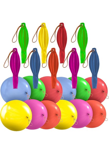 25 Pcs Rgb Punch Balloon 25 Adet Yüksek Kalite Lastikli Balon Punch 45 cm Balon Baskılı Italyan Malı