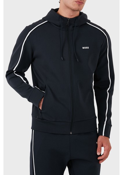 Pamuklu Logolu Regular Fit Kapüşonlu Sweat Erkek Sweat 50523912 402 fırsatları