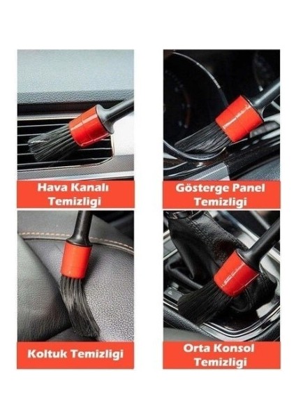 Araba Temizlik Detay Fırçası 5+1 Set fırsatları