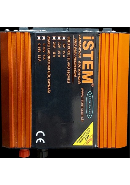 Istem / Akü Şarj Cihazı Ve Redresör 12V 15A - 6V 15A - 24V 7A Laboratuvar Tipi Güç Kaynağı 0..30Vdc 0..7A indirimleri