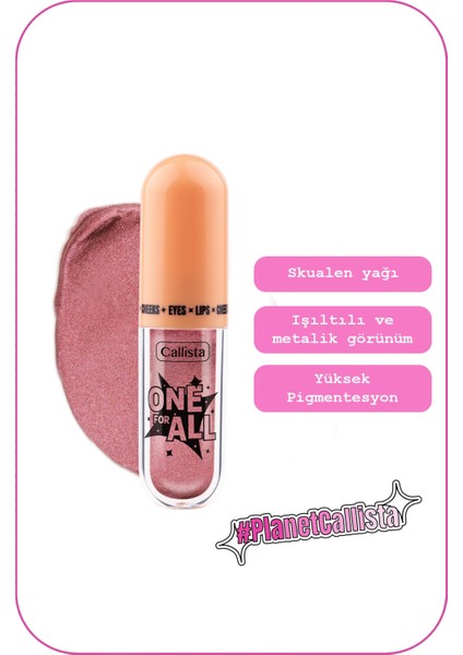 One For All 06 Fairy Dreams Eyes & Lips & Cheeks Likit Göz farı