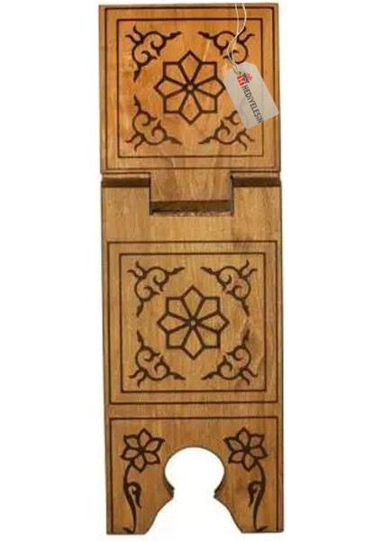 Rahle, Mdf Ahşap Yakma Rahle, Okuma Sehpası - 60 cm