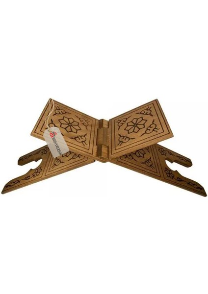 Rahle, Mdf Ahşap Yakma Rahle, Okuma Sehpası - 60 cm