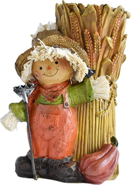 Hasat Korkuluk Heykeli Masaüstü Şömine Veranda Korkuluk Çocuk Için Pratik Mumluk (Yurt Dışından) fiyatları