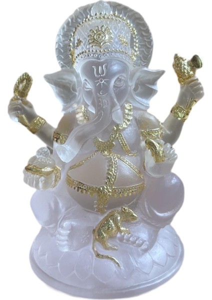 Heykelcik Fil I Fengshui Heykeli Yuvarlak 12CM (Yurt Dışından)