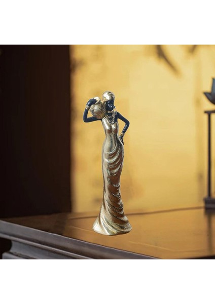 Afrika Heykeli Üstü Süsü Oturma Odası Orta Parçası A (Yurt Dışından) indirimleri