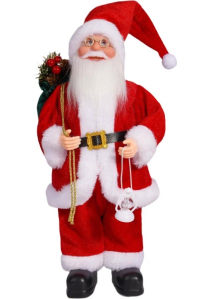 Noel Noel Baba Figürü Hediye Bebek Aksesuarları Oturma Odası Tatil Dekoru Kırmızı (Yurt Dışından)