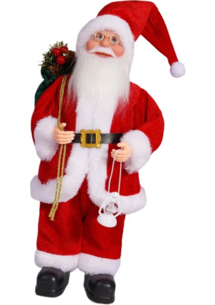 Noel Noel Baba Figürü Hediye Bebek Aksesuarları Oturma Odası Tatil Dekoru Kırmızı (Yurt Dışından)