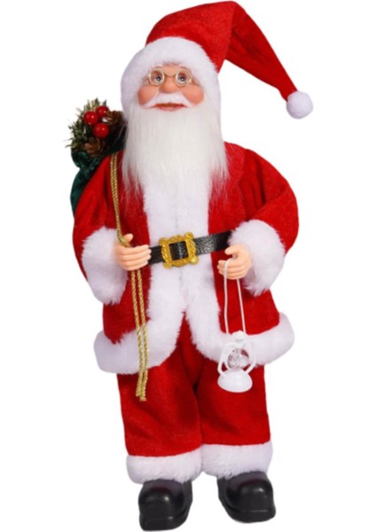 Noel Noel Baba Figürü Hediye Bebek Aksesuarları Oturma Odası Tatil Dekoru Kırmızı (Yurt Dışından)
