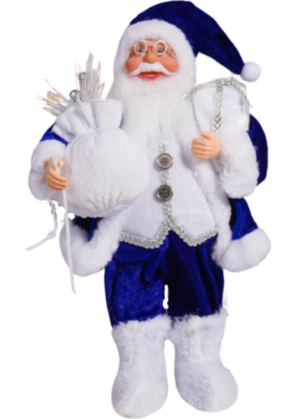 Noel Noel Baba Figürü Hediye Bebek Aksesuarları Oturma Odası Tatil Dekoru Mavi (Yurt Dışından) modelleri