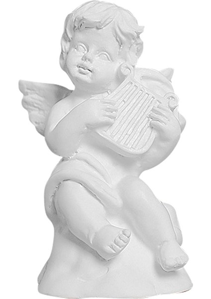 Melek Heykelcik El Sanatları Süsleme Küçük Melek Heykeli Ofis Giriş Masası Için 3.4X3.4X6CM Arp (Yurt Dışından)