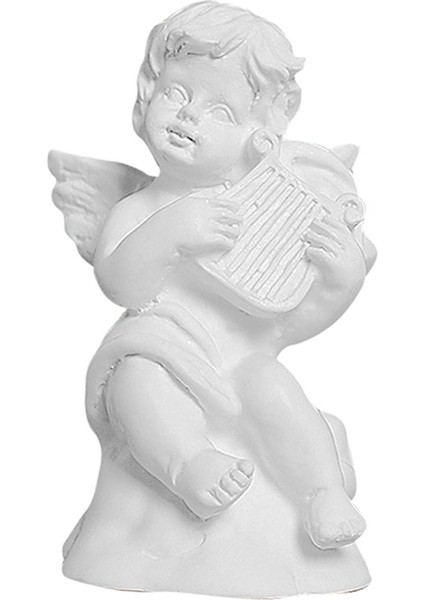 Melek Heykelcik El Sanatları Süsleme Küçük Melek Heykeli Ofis Giriş Masası Için 3.4X3.4X6CM Arp (Yurt Dışından)