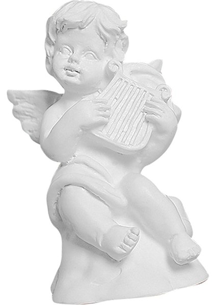 Melek Heykelcik El Sanatları Süsleme Küçük Melek Heykeli Ofis Giriş Masası Için 3.4X3.4X6CM Arp (Yurt Dışından)