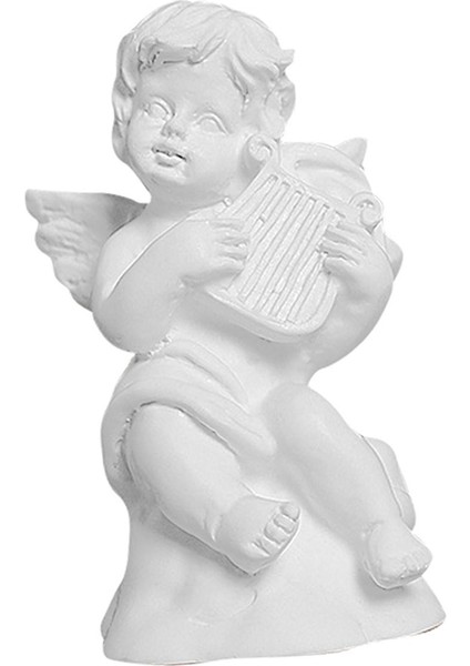 Melek Heykelcik El Sanatları Süsleme Küçük Melek Heykeli Ofis Giriş Masası Için 3.4X3.4X6CM Arp (Yurt Dışından)
