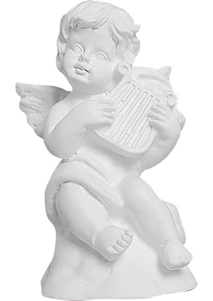 Melek Heykelcik El Sanatları Süsleme Küçük Melek Heykeli Ofis Giriş Masası Için 3.4X3.4X6CM Arp (Yurt Dışından)