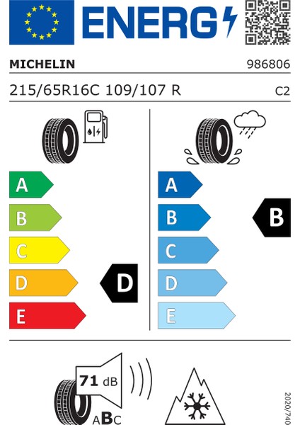215/65 R16C 109/107R Agilis Alpin Hafif Ticari Kış Lastiği ( Üretim Yılı:2024 )