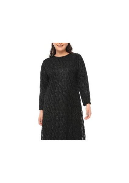 Mahide Kadın Astarlı Lüx Simli Tül Kumaş Büyük Beden Anne Abiye Elbise fiyatları