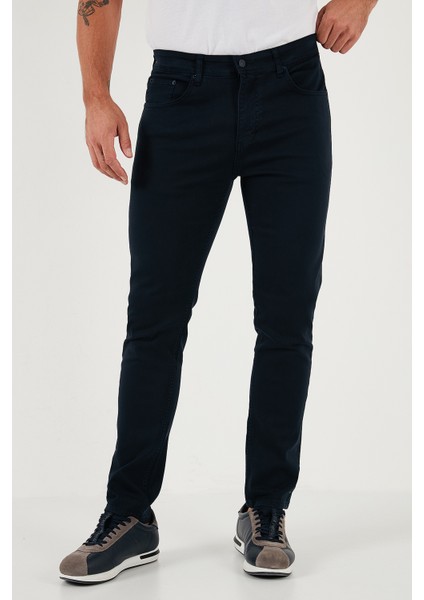 Streç Pamuklu Regular Fit Normal Bel Düz Paça Pantolon Erkek Pantolon 674002