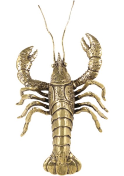 Istakoz Heykeli Dekorasyonu Masaüstü Kitaplık Oturma Odası Için Istakoz Heykelciği (Yurt Dışından)