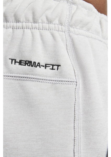 Therma Fit Fleece Treaning Pant Termal Şardonlu Erkek Spor Eşofman Altı Gri