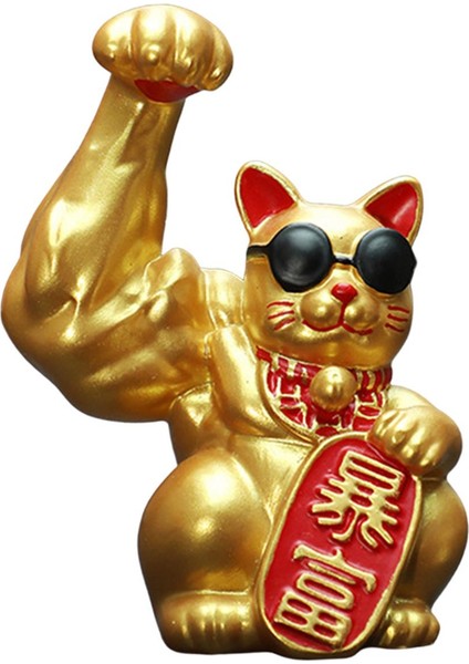 Şanslı Heykelciği Büyük Reçine Feng Shui Dekoru Mağaza I Sağ Kol (Yurt Dışından) indirimleri