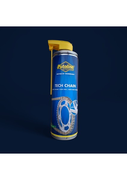 Tech Chain Seramik Zincir Yağı 500ML White ( Motosiklet Seramik Zincir Yağı ) 2024 Üretim Yeni