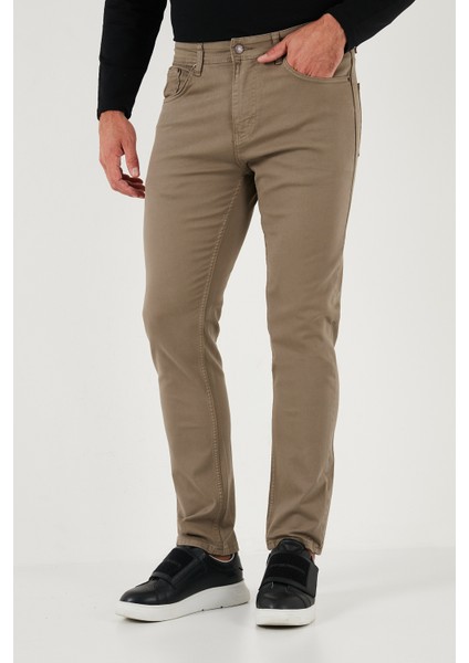 Streç Pamuklu Regular Fit Normal Bel Düz Paça Pantolon Erkek Pantolon 674002 fiyatları