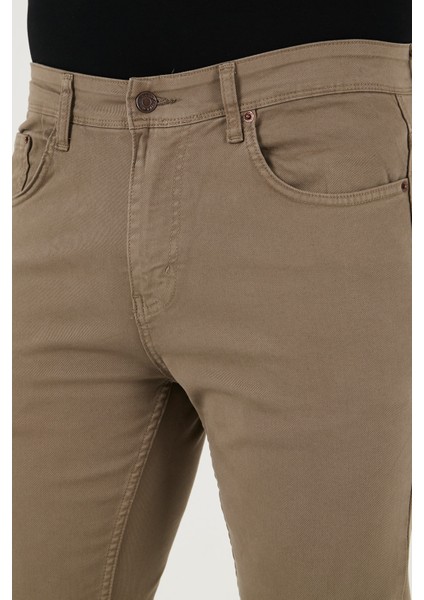 Streç Pamuklu Regular Fit Normal Bel Düz Paça Pantolon Erkek Pantolon 674002 indirimleri