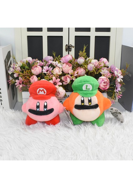 14 cm Kawaii Kirby Shake Dee Yumuşak Peluş Oyuncak Sevimli Karikatür Büfe Elfilin Meta Şövalye (Yurt Dışından)
