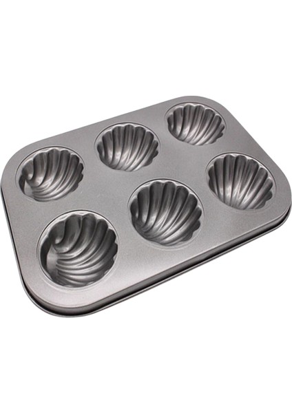Teflon Istiridye Kek Kalıbı (6 Bölmeli) modelleri