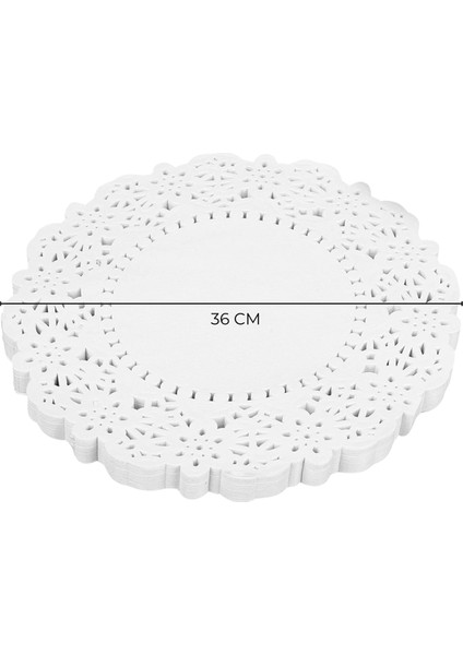 Doley Mendil & Dantel Kağıdı 36 cm (100 Adet)