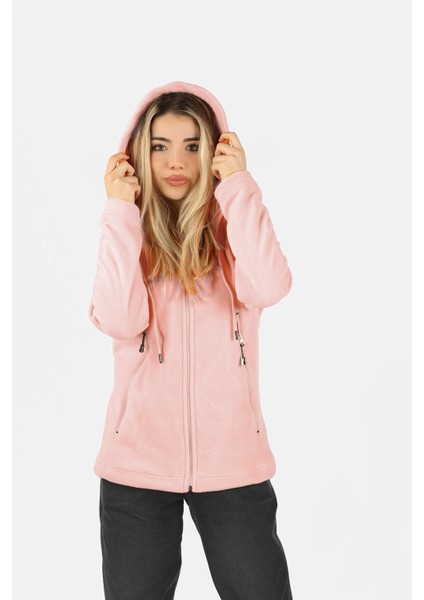 Kadın Kapüşonlu Sweatshirt Pembe modelleri