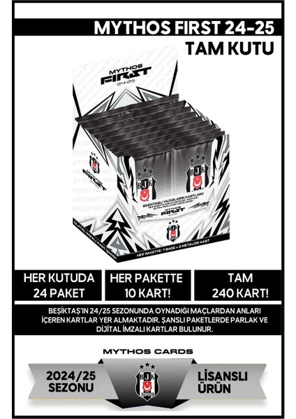 Beşiktaş 2024-25 Mythos First - Tam Kutu
