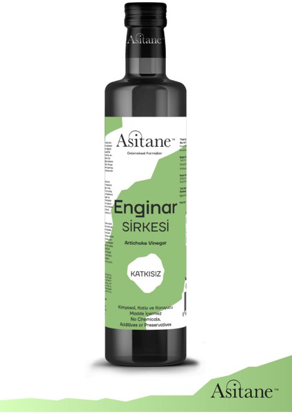 Doğal Fermantasyon Enginar Sirkesi-Artichoke Vinegar 500 ml