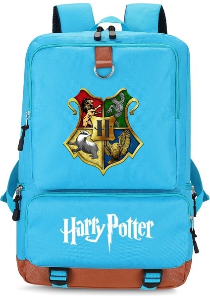 Qjqian Harry Potter Sırt Çantası Büyük Kapasiteli Öğrenci Okul Çantası (Yurt Dışından)