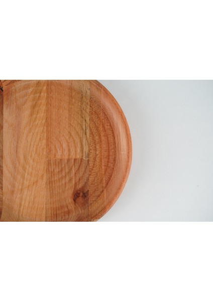 Wood Totally - Doğal Kayın Ağacından El Yapımı Yuvarlak Tatlı/Meyve Tabağı modelleri