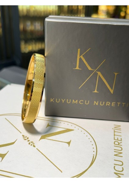 40 gr (Gram) Trabzon Zikzak Desenli Yatırımlık Işçiliksiz Şarnel Bilezik 22 Ayar Altın fiyatları