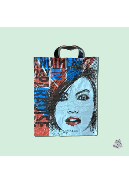 No:3 (32*40) Another Day Desenli Yumuşak Kulplu Poşet 50 Adet