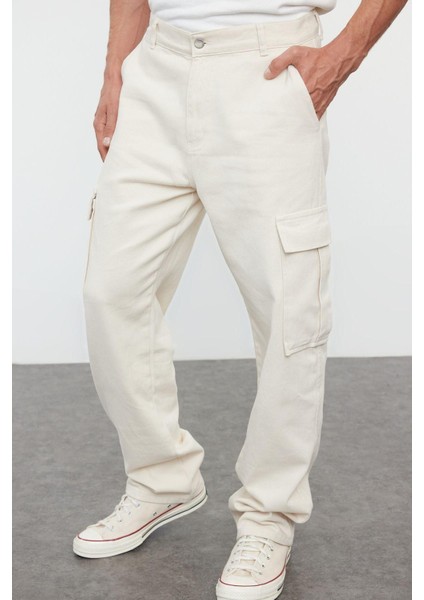 Erkek Yeni Moda Boru Paça Regular Boy Dokuma Erkek Kargo Cepli Baggy Pantolon fiyatları