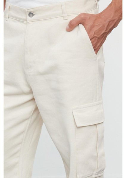 Erkek Yeni Moda Boru Paça Regular Boy Dokuma Erkek Kargo Cepli Baggy Pantolon indirimleri